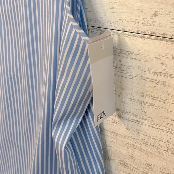 Nordstrom Rack Strip Sleeveless Blouse | SIZE L - Picture 4 of 7